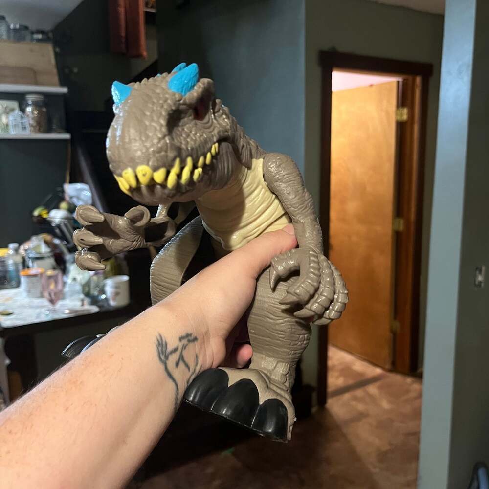 Imaginext Jurassic World Thrashing Indominus Rex Dinosaur Figure 2020 Mattel Toy